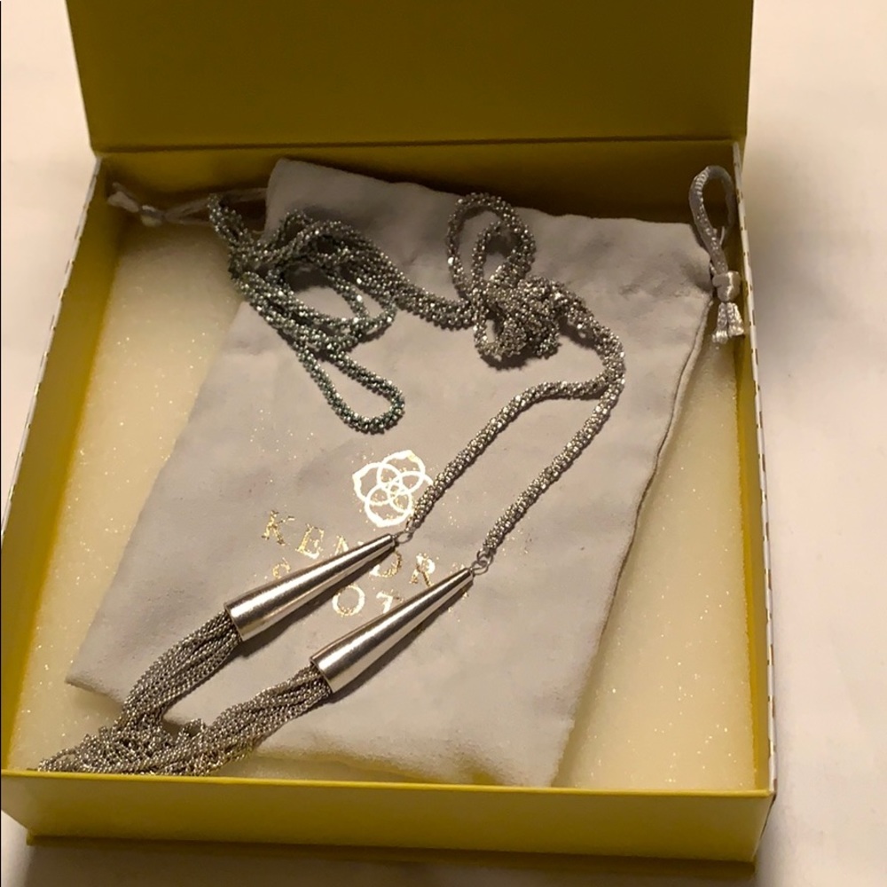 Kendra Scott Silver Pharah lariat